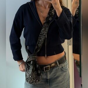 yaito paisley bandana print crossbody bag